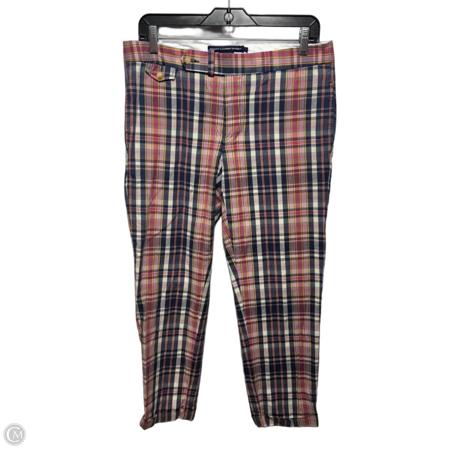 Pants Chinos & Khakis By Ralph Lauren Sport In Plaid Pattern, Size: 8