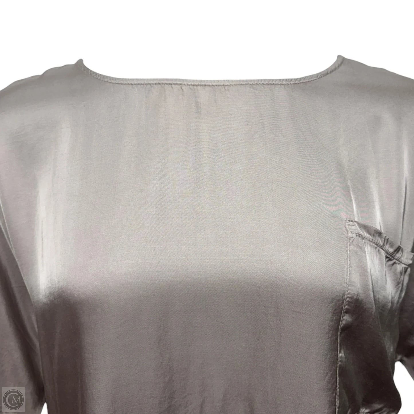Silk Blend 2 Piece Lounge Set By CobbleStone In Taupe, Size: L/XL