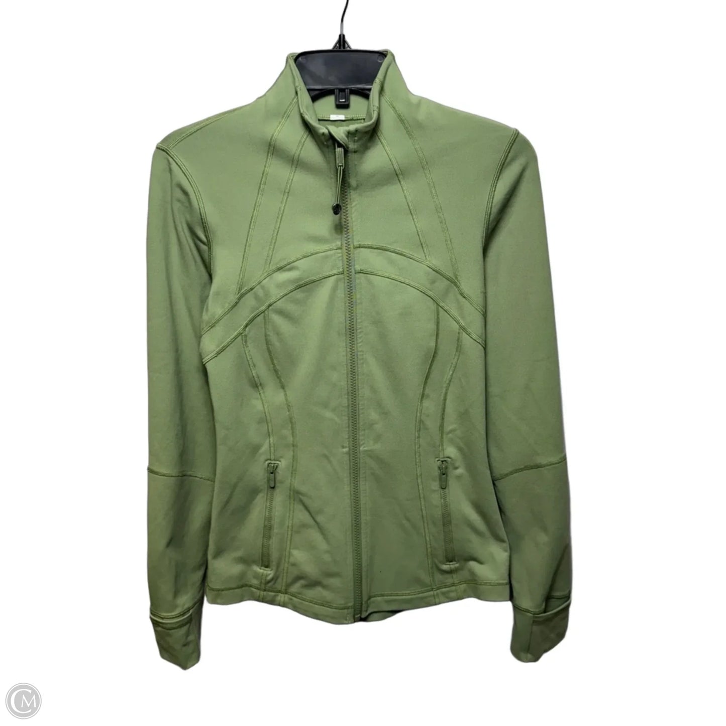Athletic Jacket By Lululemon In Green, Size: 6