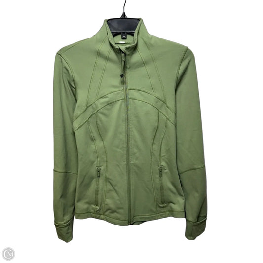 Athletic Jacket By Lululemon In Green, Size: 6