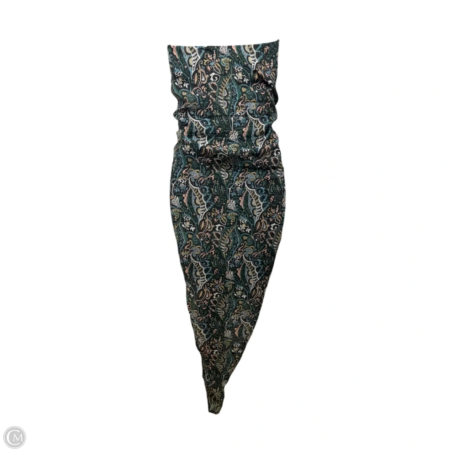 Peyton Strapless Ruched Silk Dress By Veronica Beard In Paisley Print, Size: 2