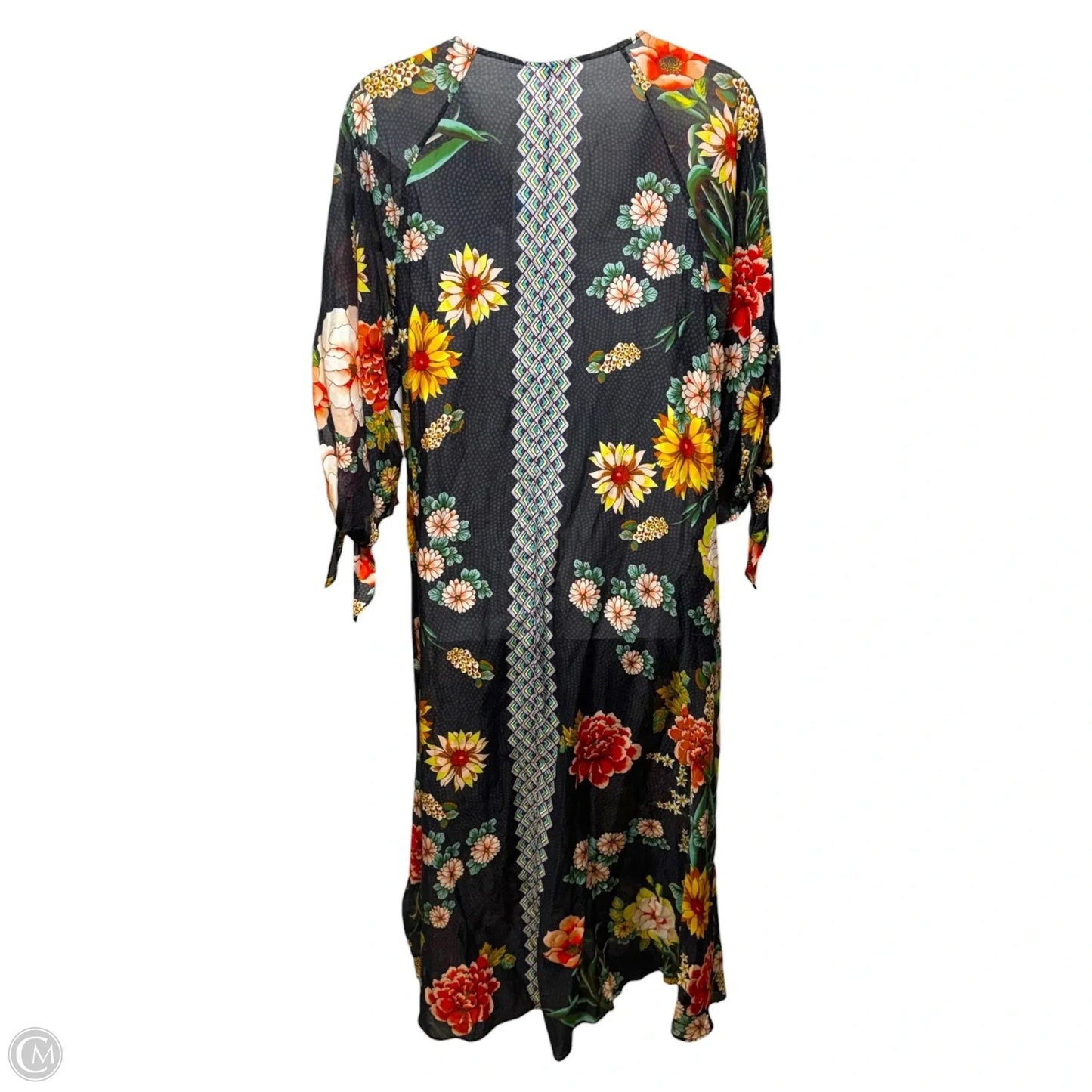 Women’s Floral Border Long Dress By Johnny Was In Floral Print, Size: Xl