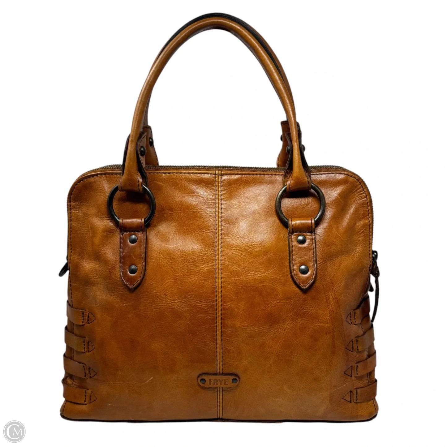 Selena Belted Handbag Designer By Frye, Size: Medium