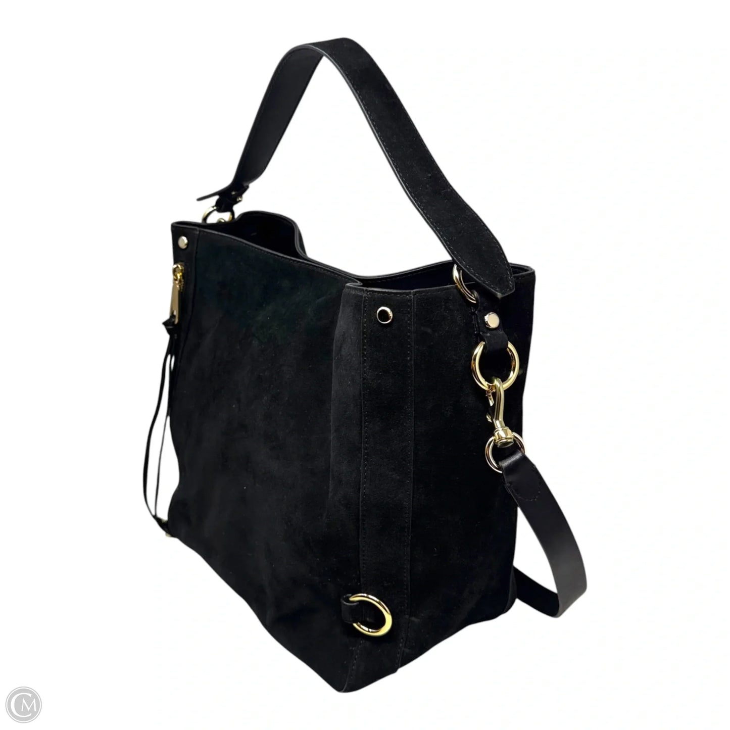 MAB Suede Hobo Handbag Designer By Rebecca Minkoff, Size: Medium