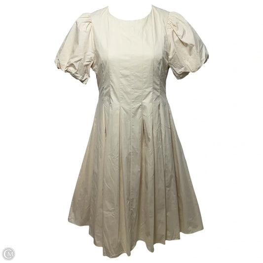 Simone Midi Dress By En Saison In Cream, Size: L