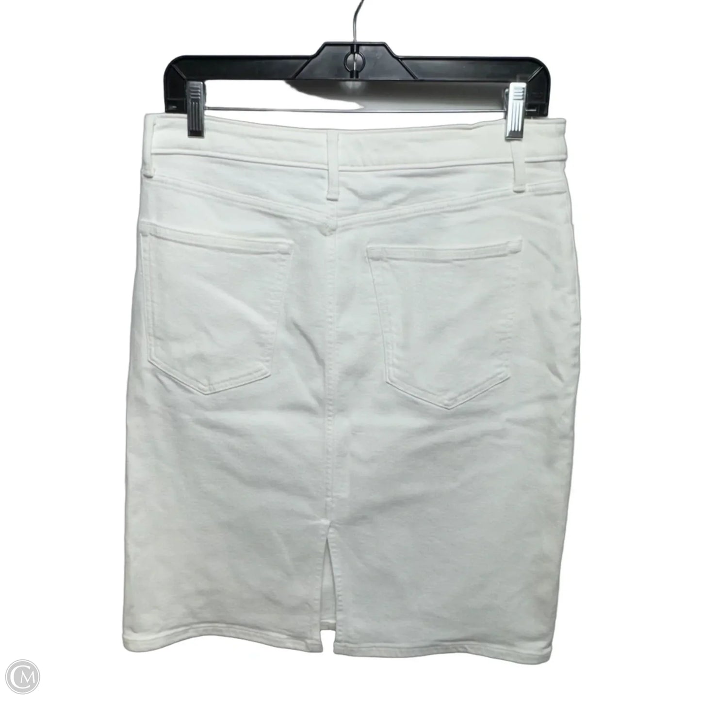 Skirt Midi By Banana Republic In White, Size: 10