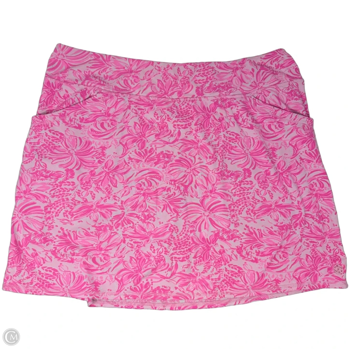 Athletic Skirt Designer By Luxletic Lilly Pulitzer In Pink, Size: Xl