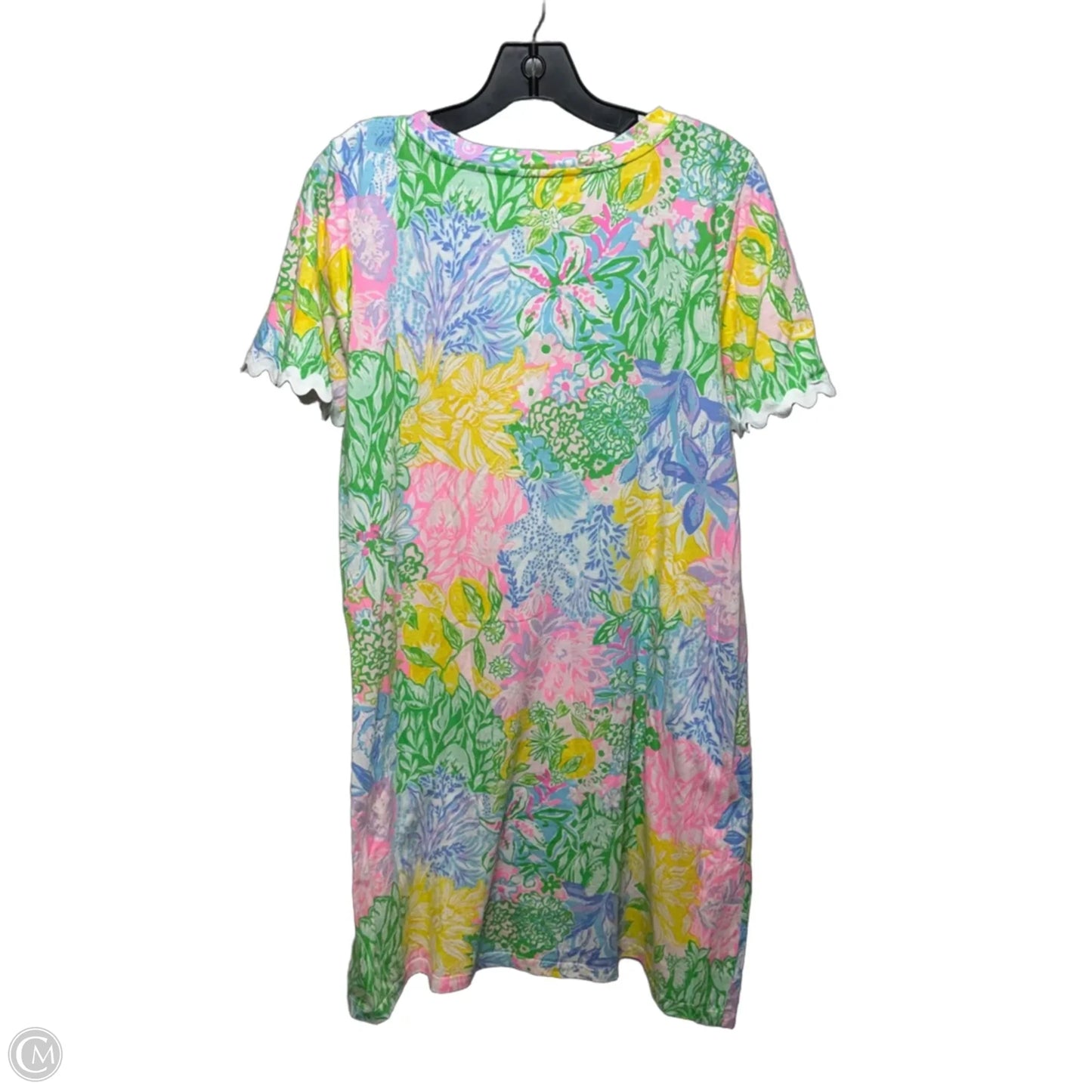 Dress Designer By Lilly Pulitzer In Floral Print, Size: L