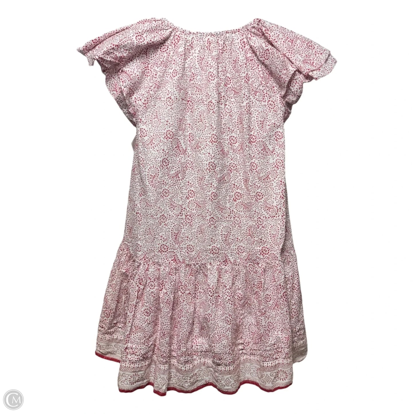 Dress Casual Short By Cleobella In Red & White, Size: M