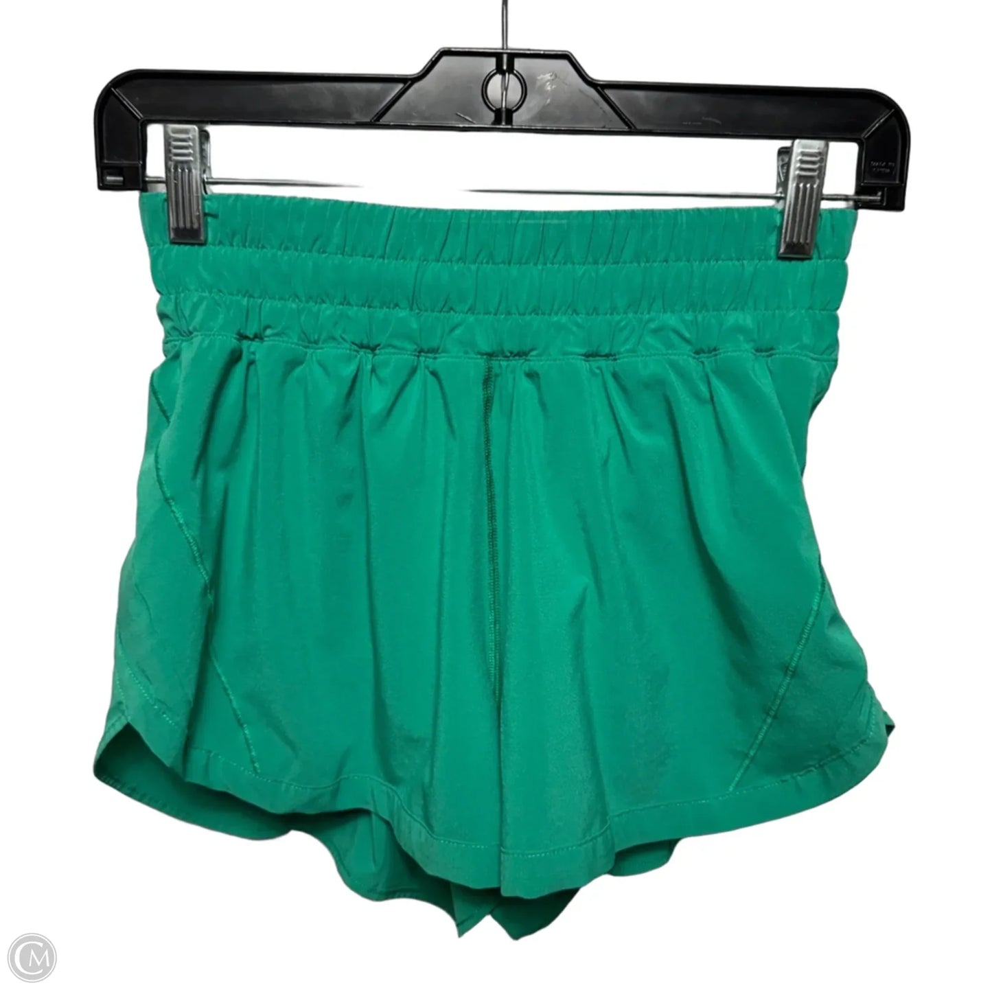 Athletic Shorts By Lululemon In Green, Size: 6