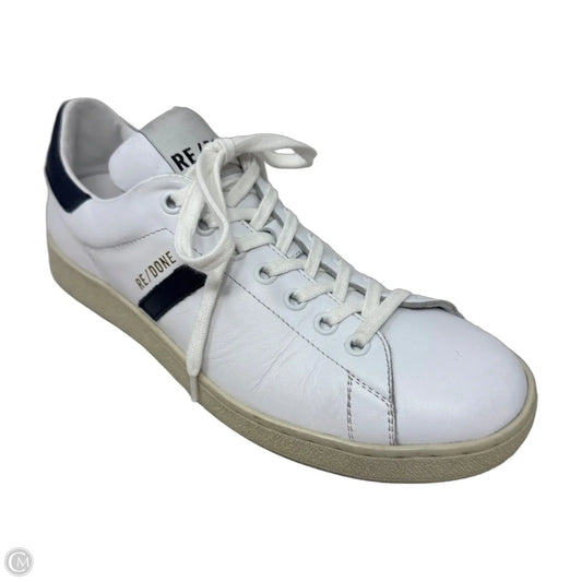 70’s Tennis Shoes Sneakers By Re/Done In White, Size: 8