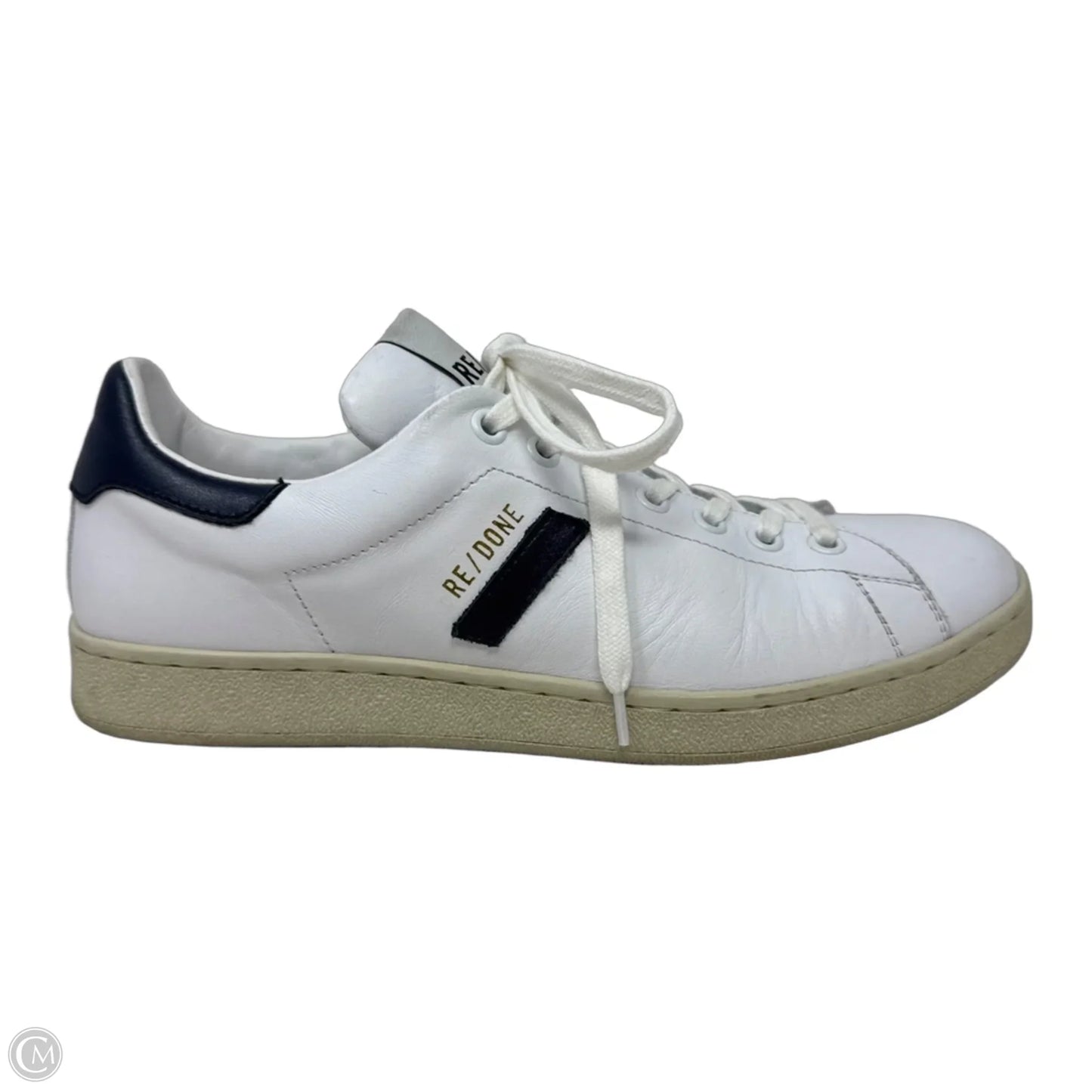 70’s Tennis Shoes Sneakers By Re/Done In White, Size: 8