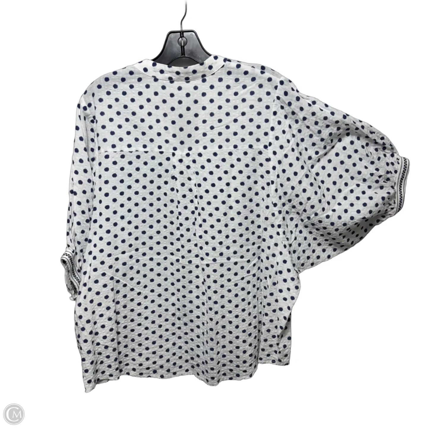 Top Short Sleeve By Easel In Polkadot Pattern, Size: S