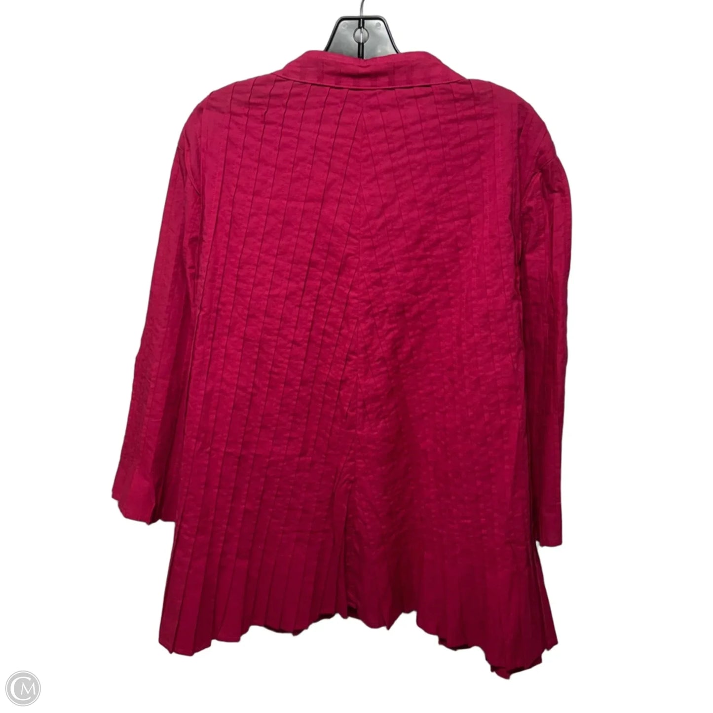 Top 3/4 Sleeve By John Mark In Pink, Size: 1x