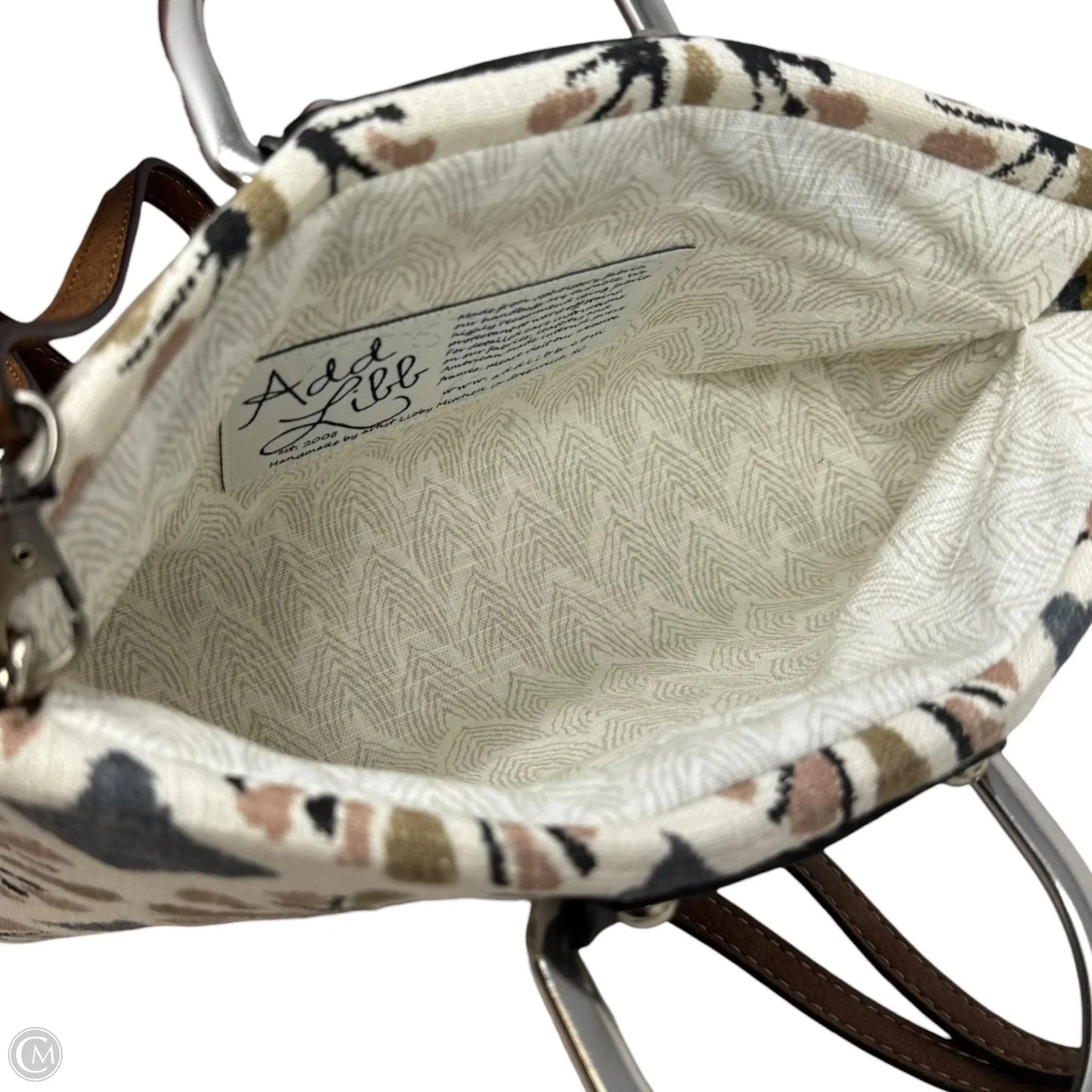 Silver D’s Handbag By Add Libb, Size: Small