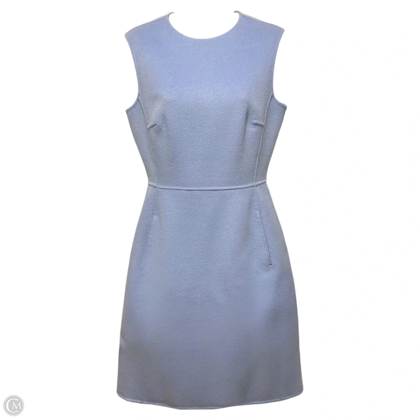 Wool & Cashmere Dress Designer By Carolina Herrera In Blue, Size: 4