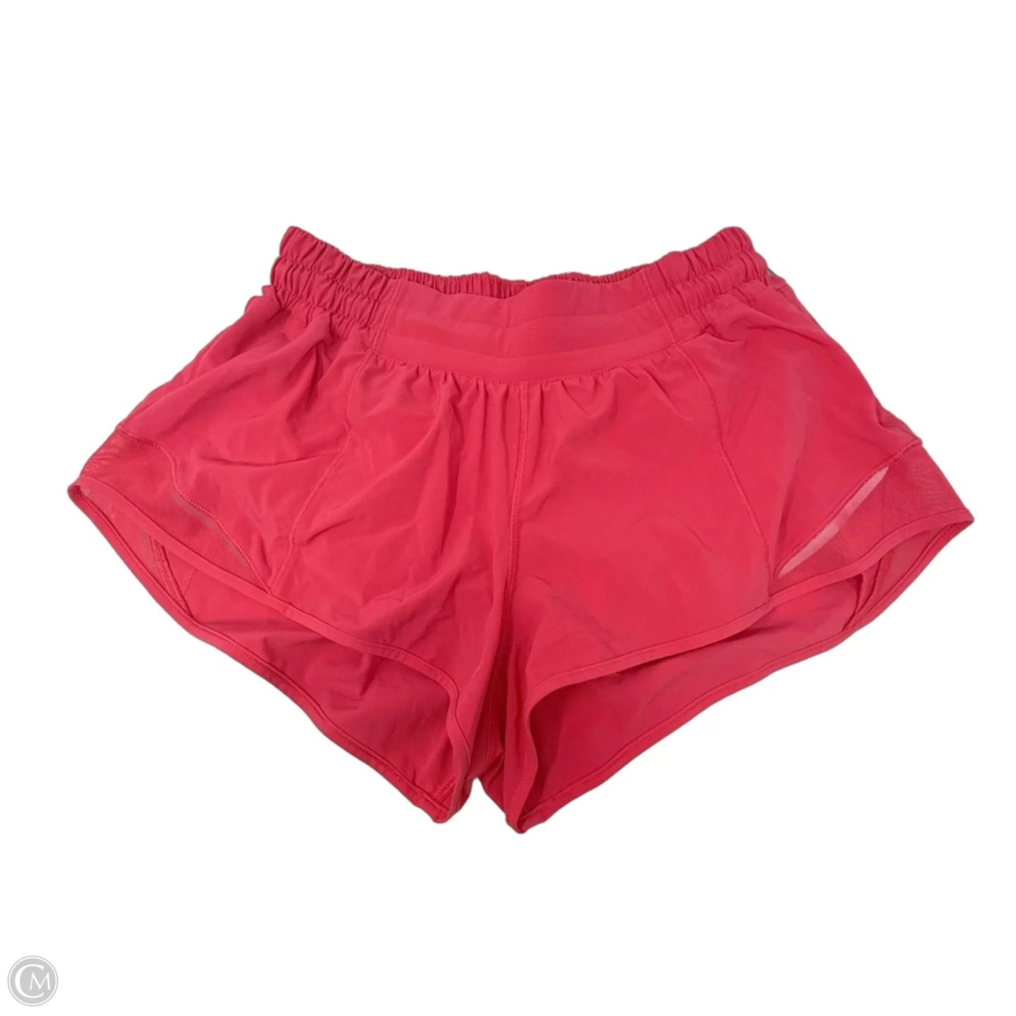 Athletic Shorts By Lululemon In Coral, Size: 6