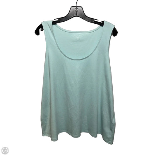 U-Neck Sleep Tank Top By Eileen Fisher In Pool, Size: M