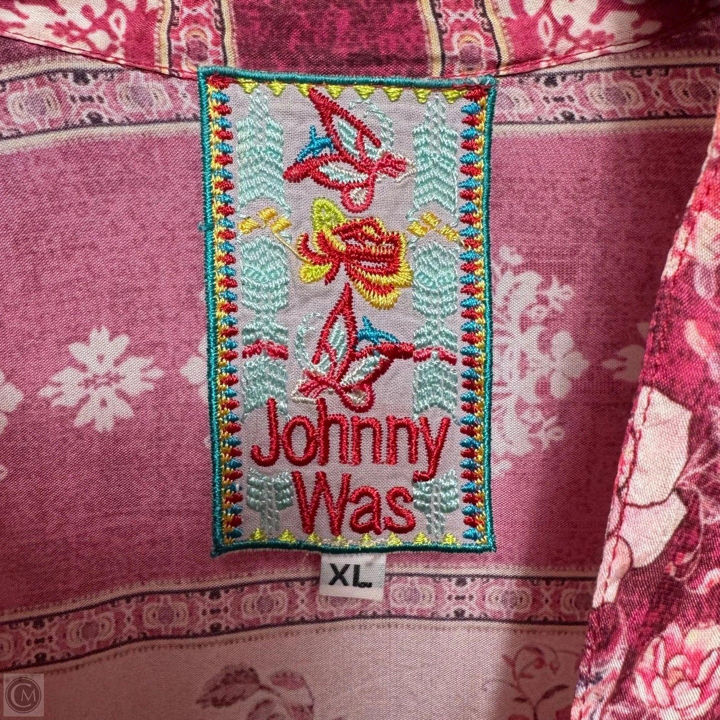 Tunic Long Sleeve By Johnny Was In Red