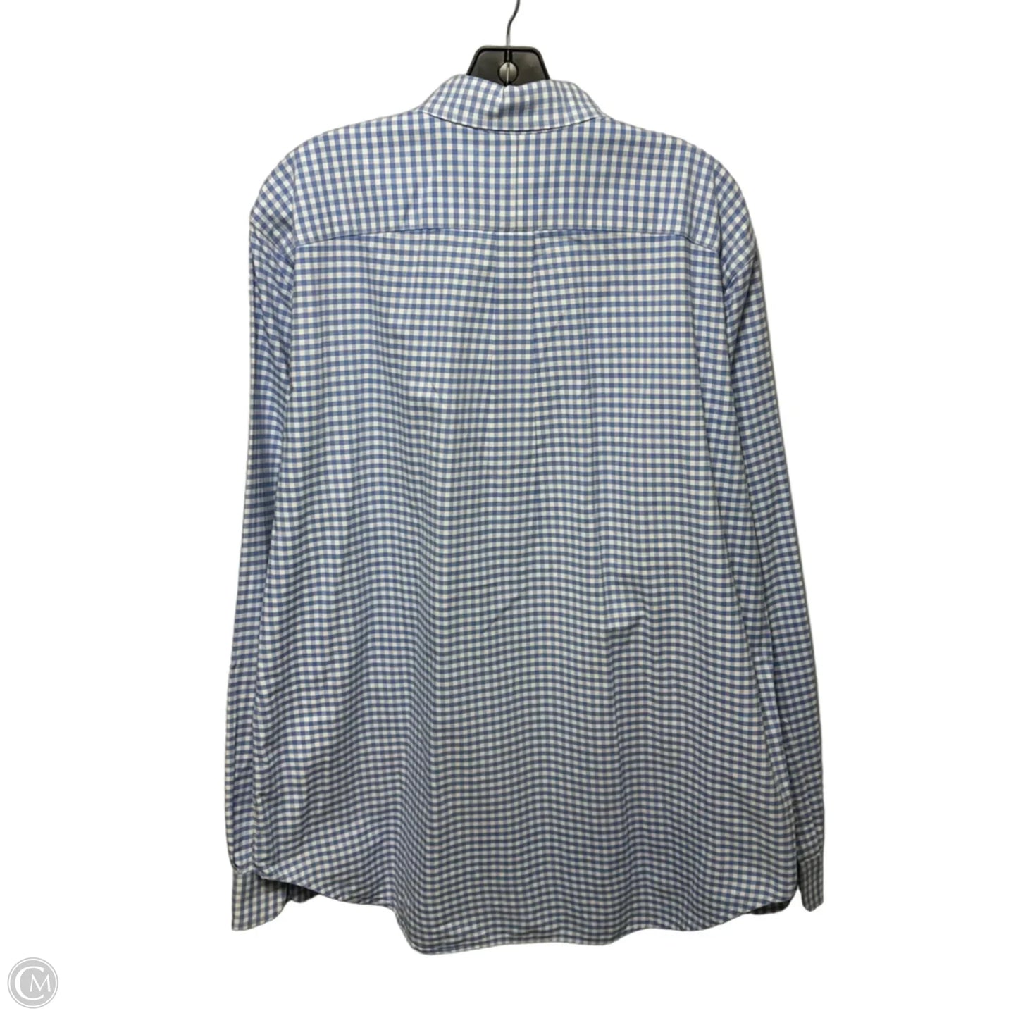 Classic Fit Top Long Sleeve By Ralph Lauren In Checkered Pattern, Size: Xl