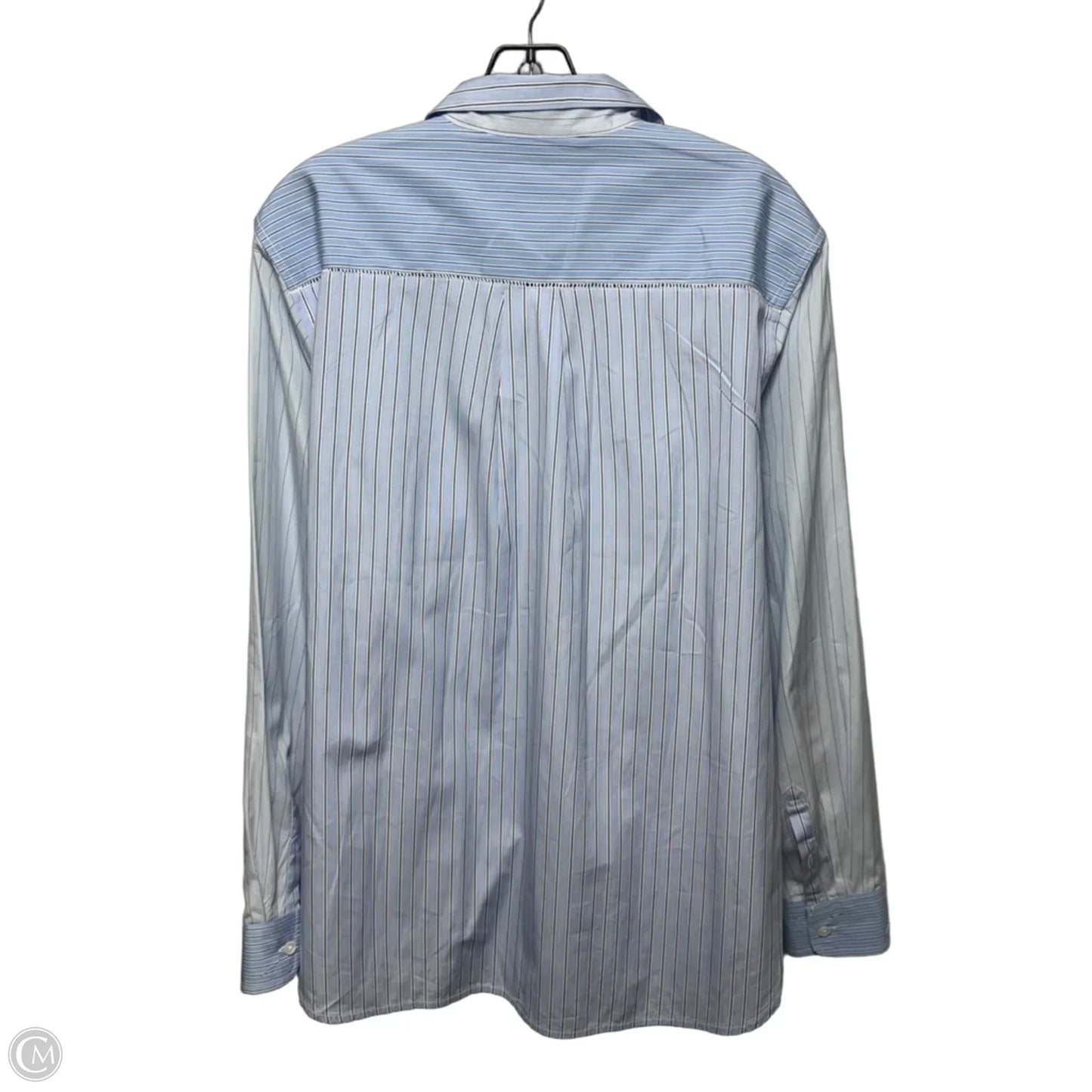 Top Long Sleeve By Unsubscribed In Striped Pattern, Size: M
