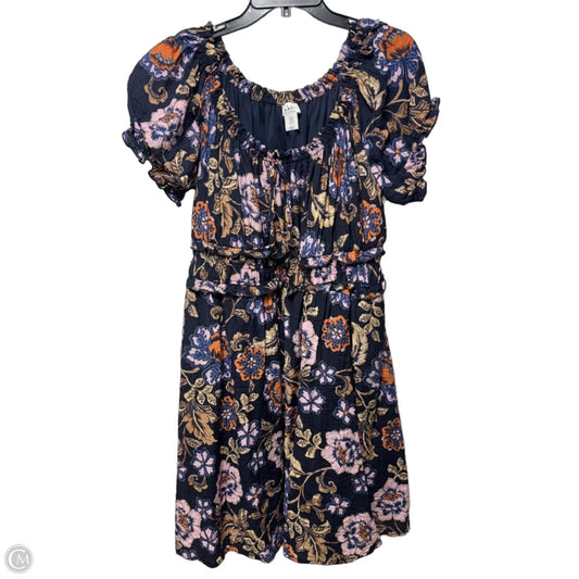 Dress Casual Short By Nicole Miller In Floral Print, Size: 1x