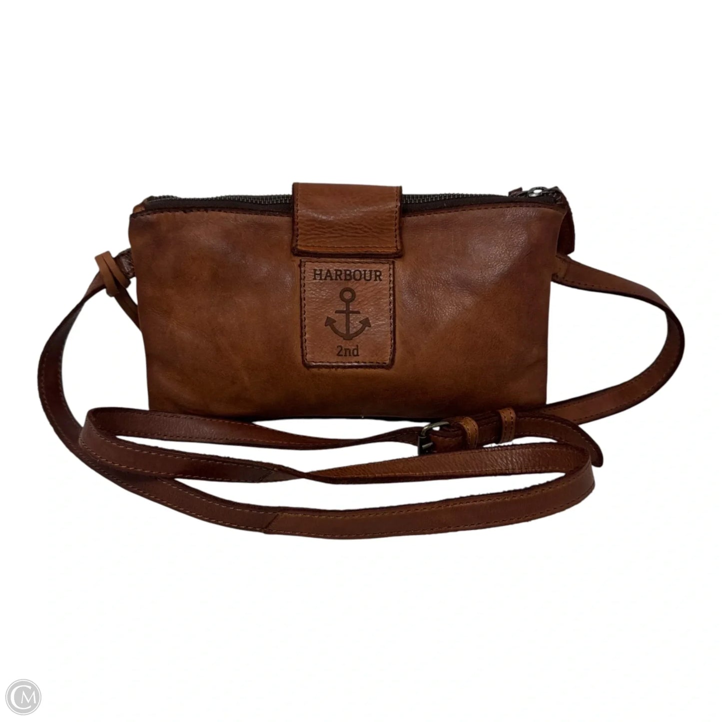 Buckle Crossbody Leather By Harbour 2nd, Size: Medium