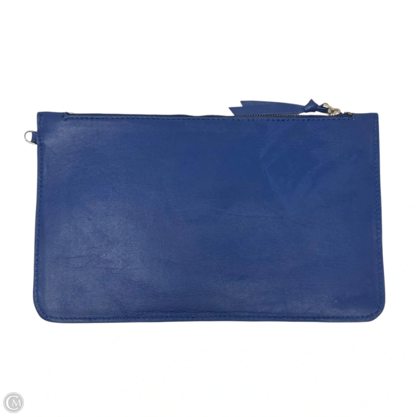 AS IS Leather Zip Pouch with Mirror Luxury Designer By Bottega Veneta, Size: Small
