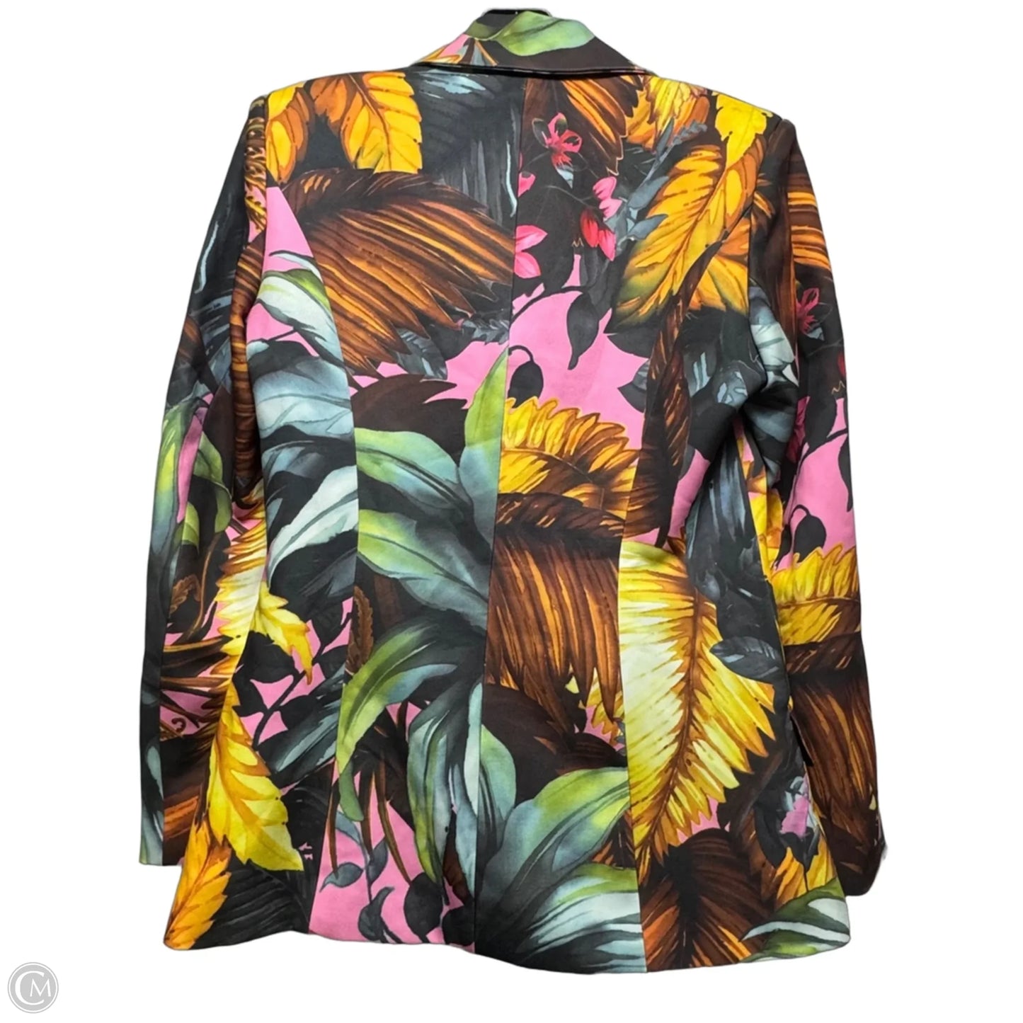 Blazer By Fashion Nova In Tropical Print, Size: S
