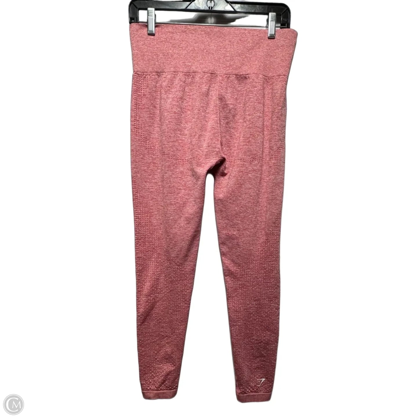 Athletic Leggings By Gym Shark In Pink, Size: L