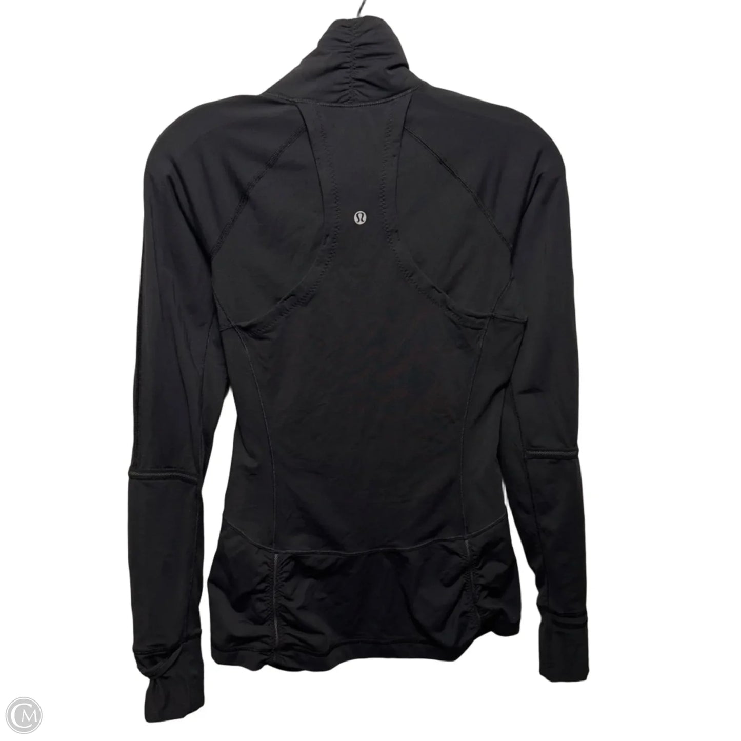 Athletic Jacket By Lululemon In Black, Size: 4