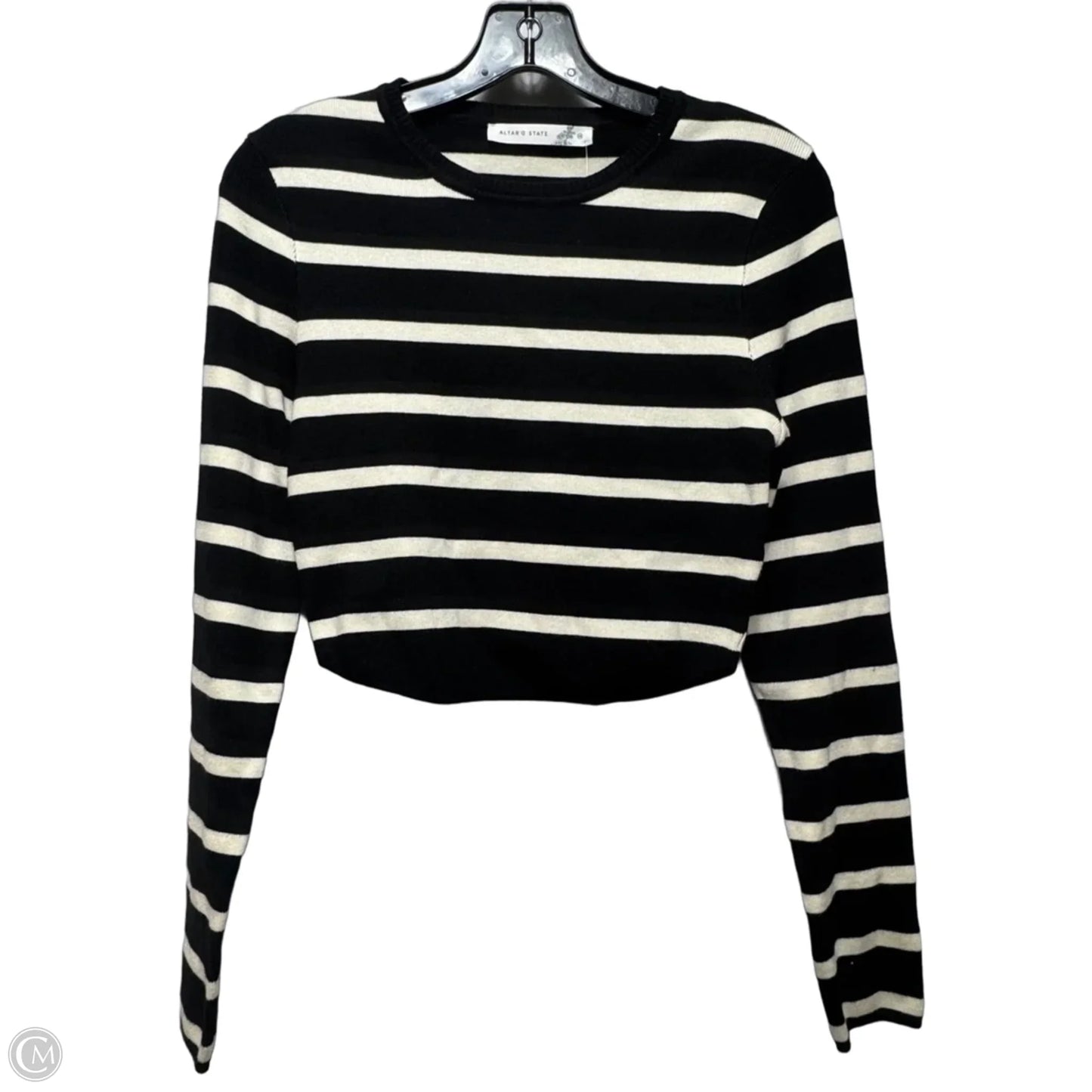 Sweater By Altard State In Striped Pattern, Size: M