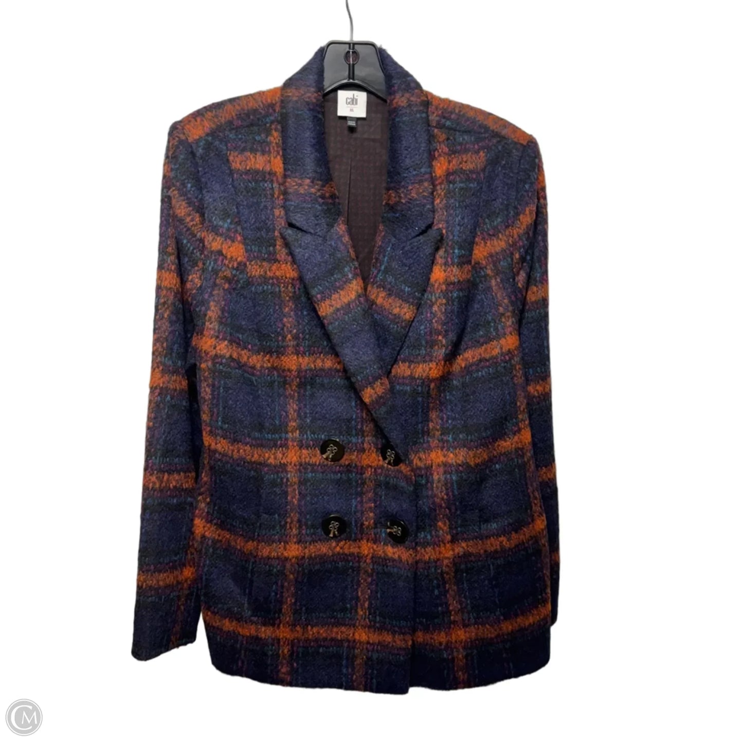 Jacket Other By Cabi In Plaid Pattern, Size: Xl
