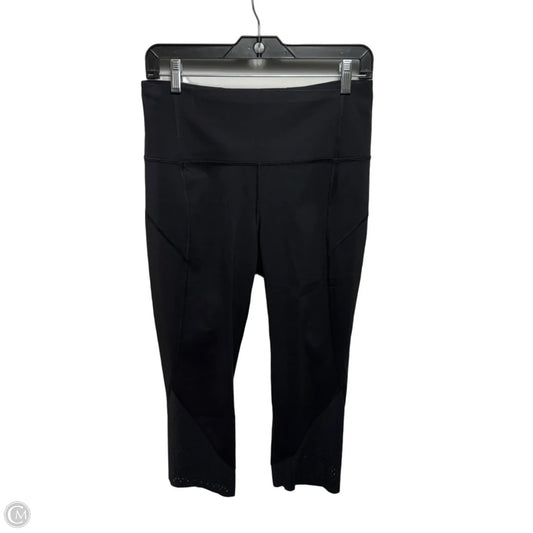 Athletic Capris By Lululemon In Black, Size: 10