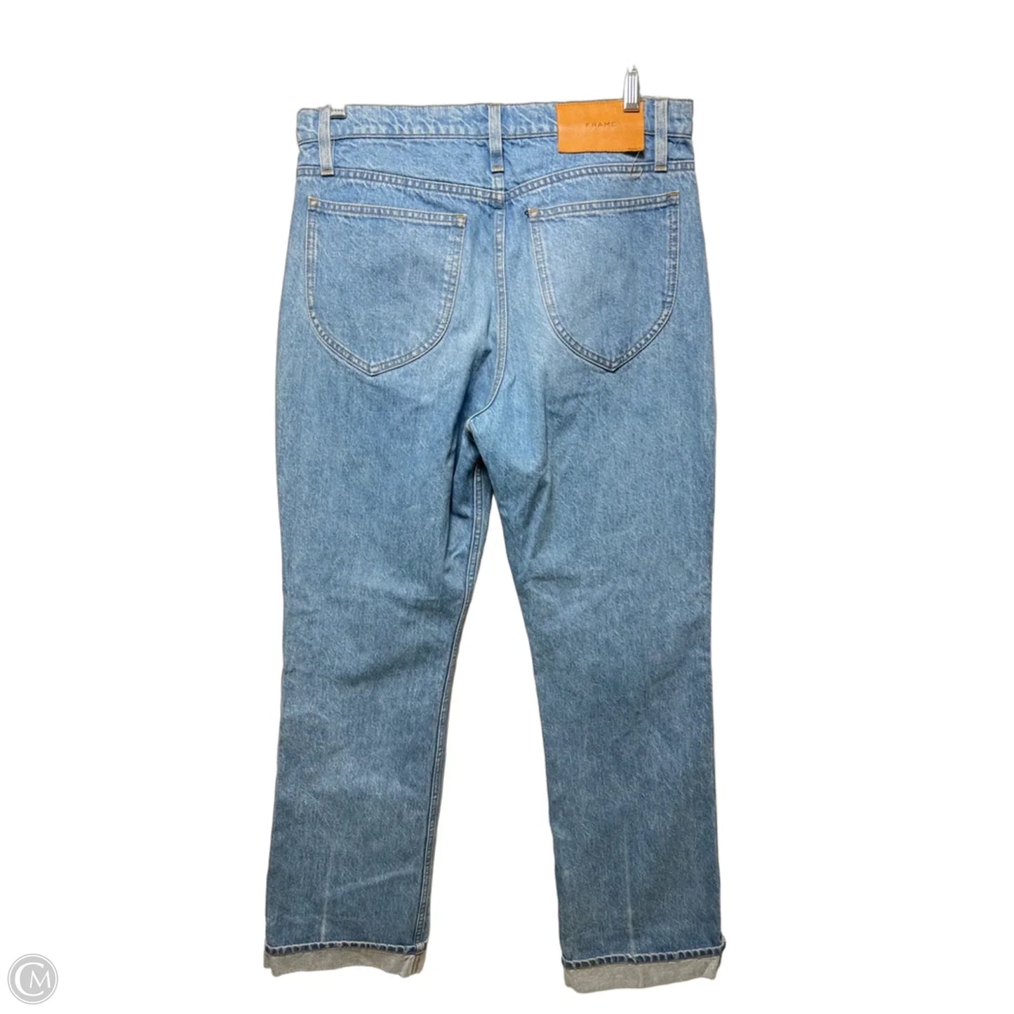 Le Italien Jeans Straight By Frame In Blue Denim, Size: 8/29