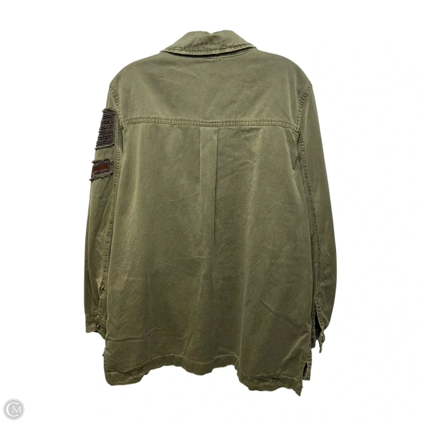 Jacket Utility By Free People In Green, Size: L