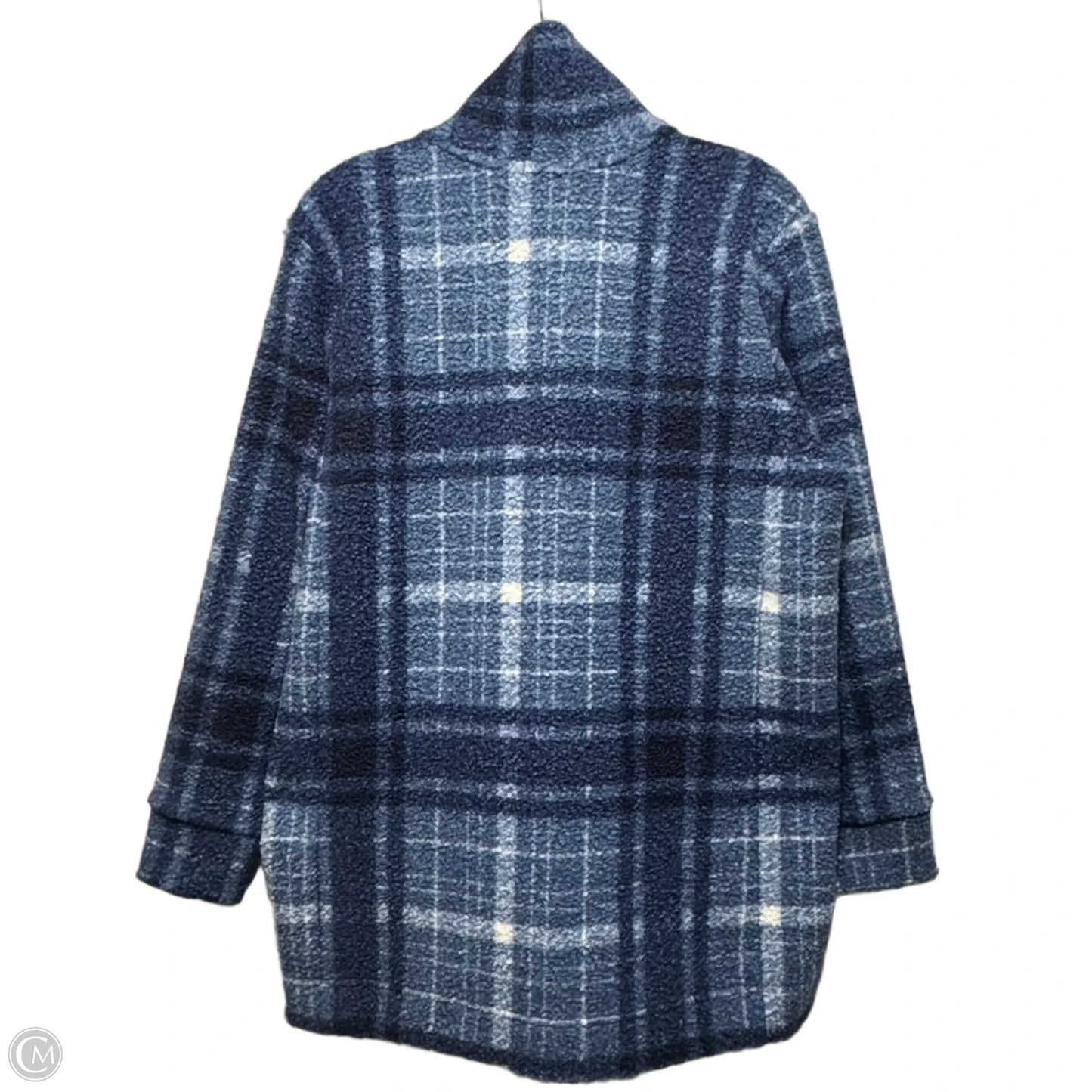 Jacket Shirt By Lands End In Plaid Pattern, Size: Mp