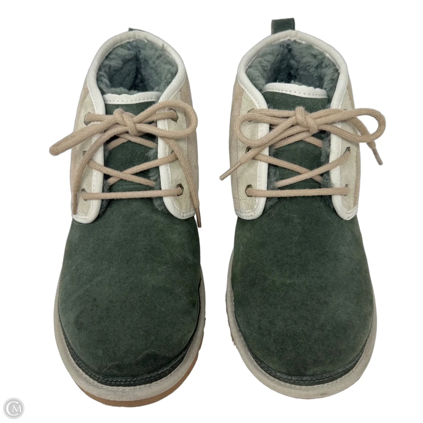 Neumel Boots Designer By Ugg In Green, Size: 9