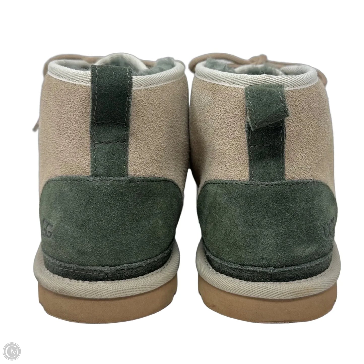 Neumel Boots Designer By Ugg In Green, Size: 9