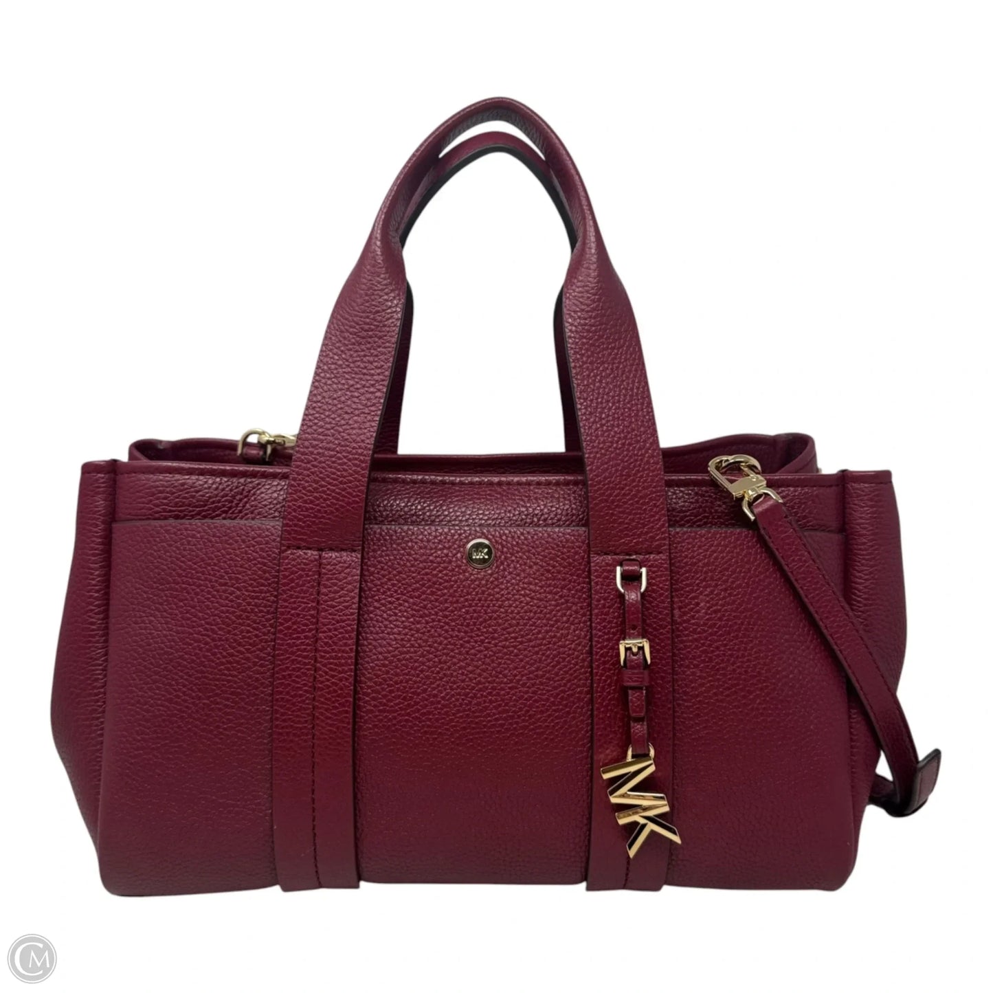 Romee Satchel Handbag Leather By Michael By Michael Kors, Size: Medium