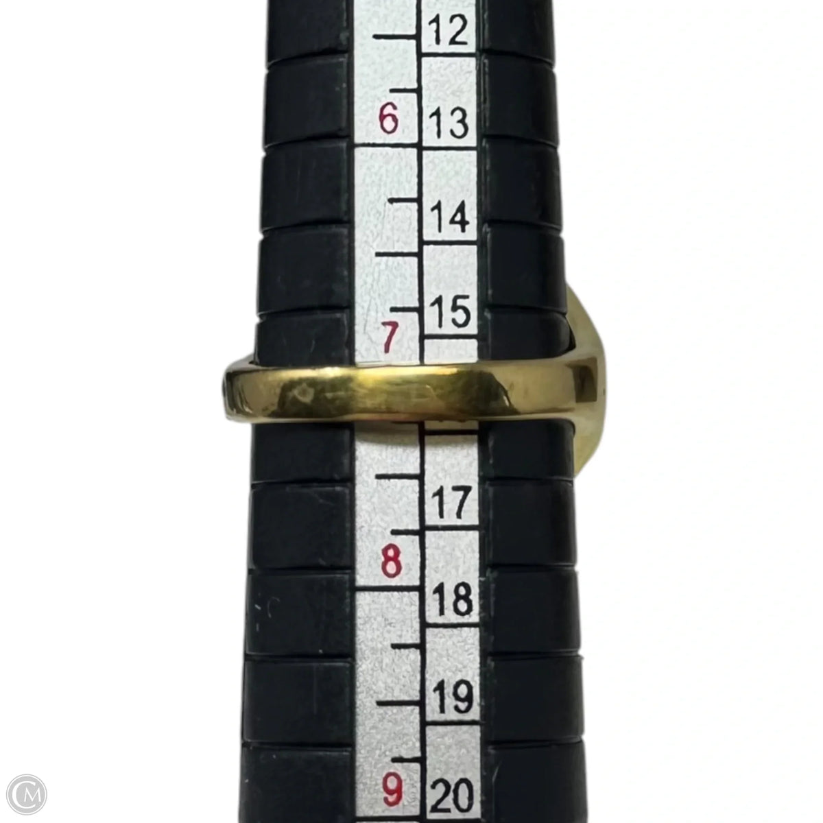 Black Oval Cocktail Ring Statement By Seta, Size: 7