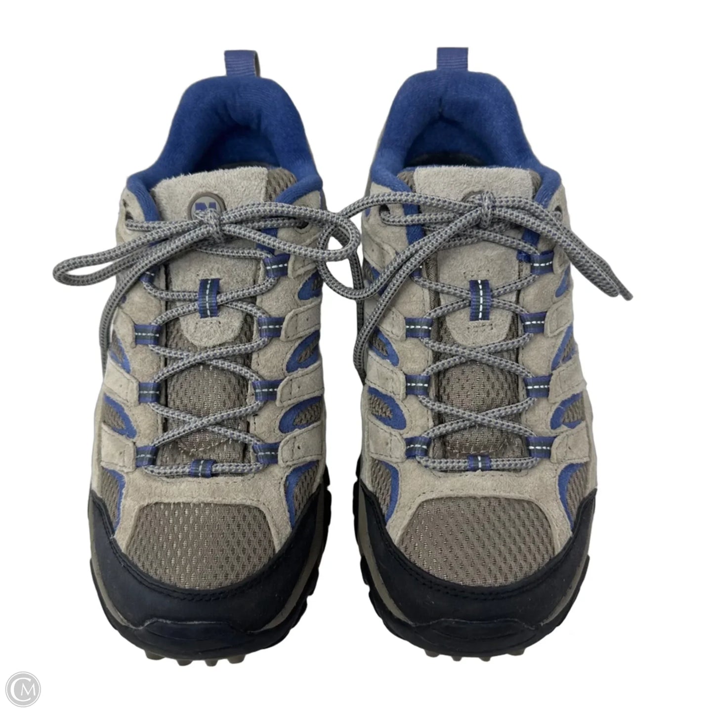 Moab Shoes Athletic By Merrell In Blue & Grey, Size: 9