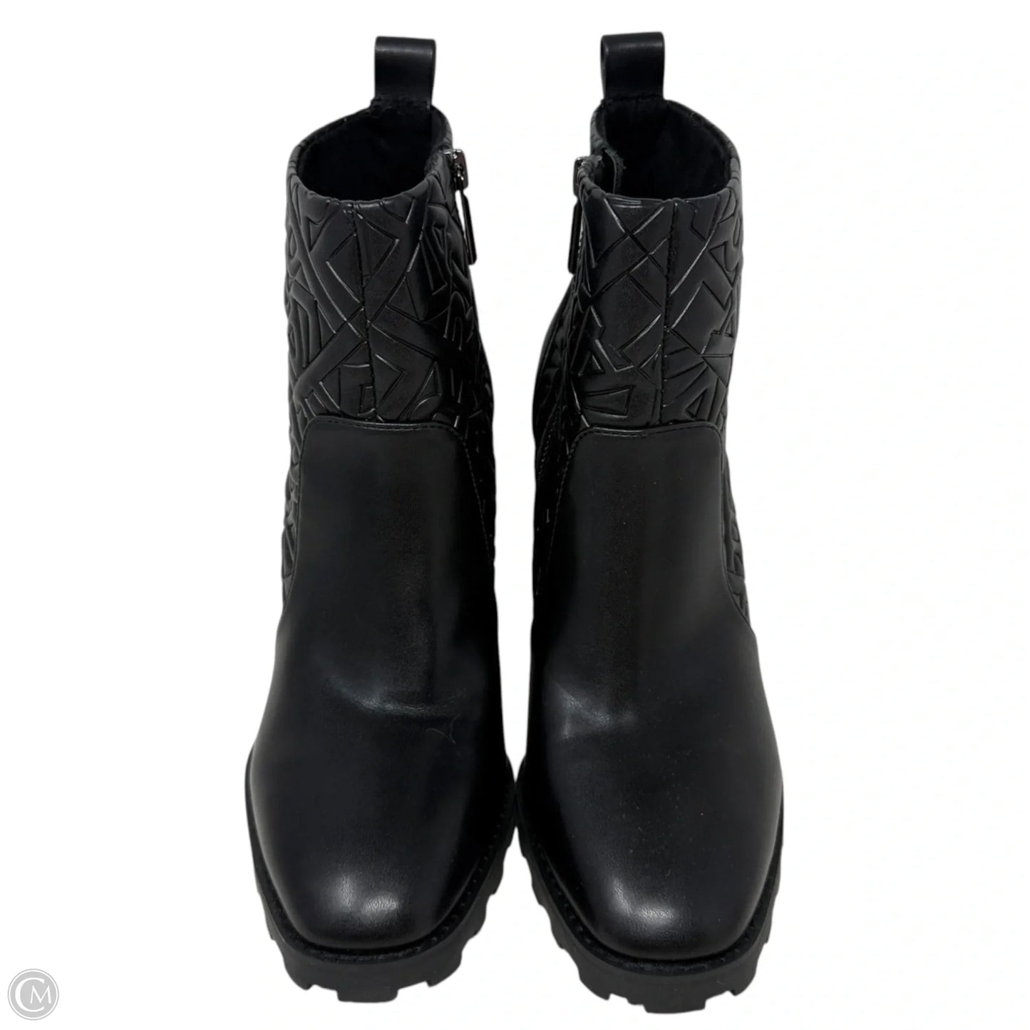Petria Platform Lug Sole Ankle Boots By Karl Lagerfeld In Black, Size: 9