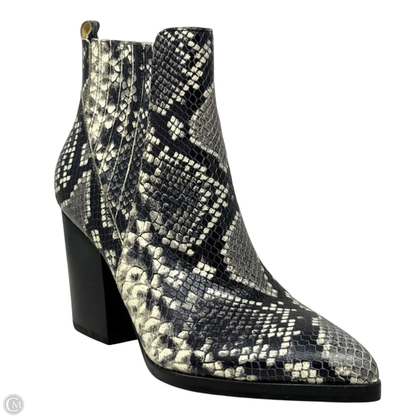 Oshay Chelsea Boots By Marc Fisher In Snakeskin Print, Size: 9