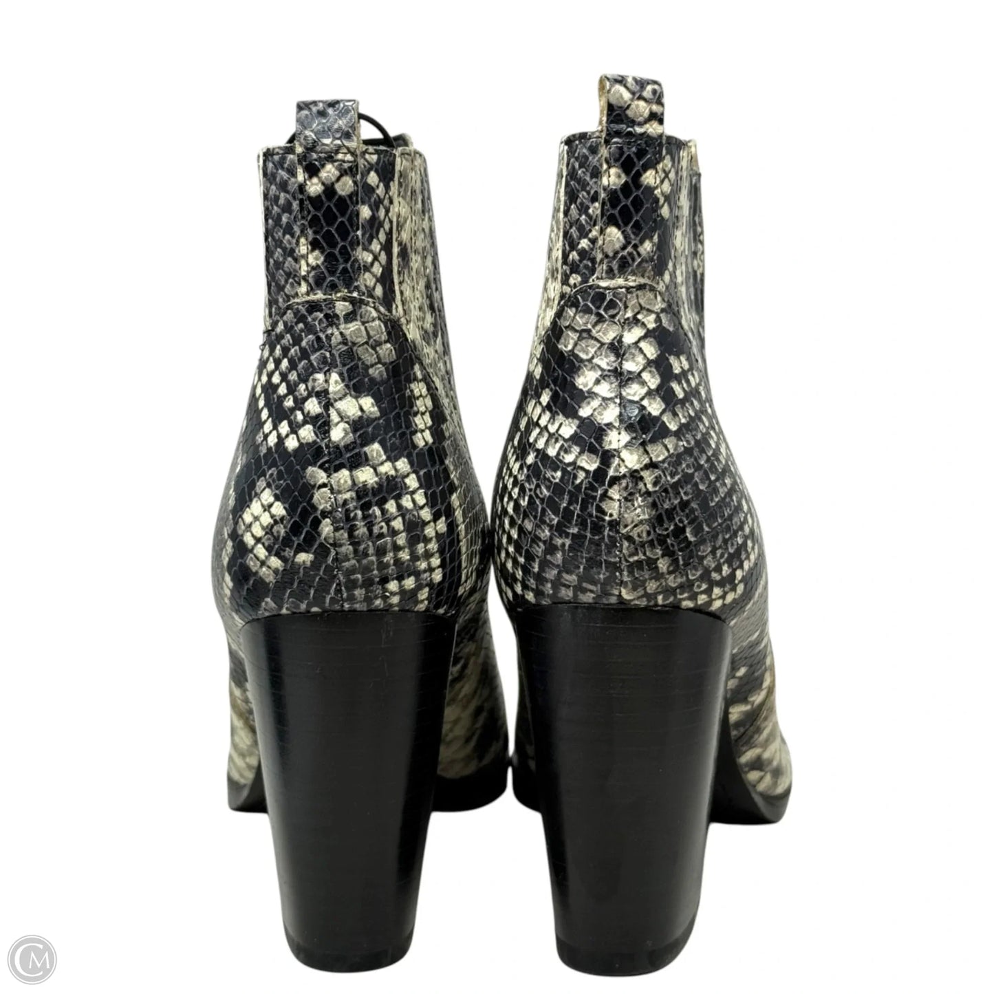 Oshay Chelsea Boots By Marc Fisher In Snakeskin Print, Size: 9