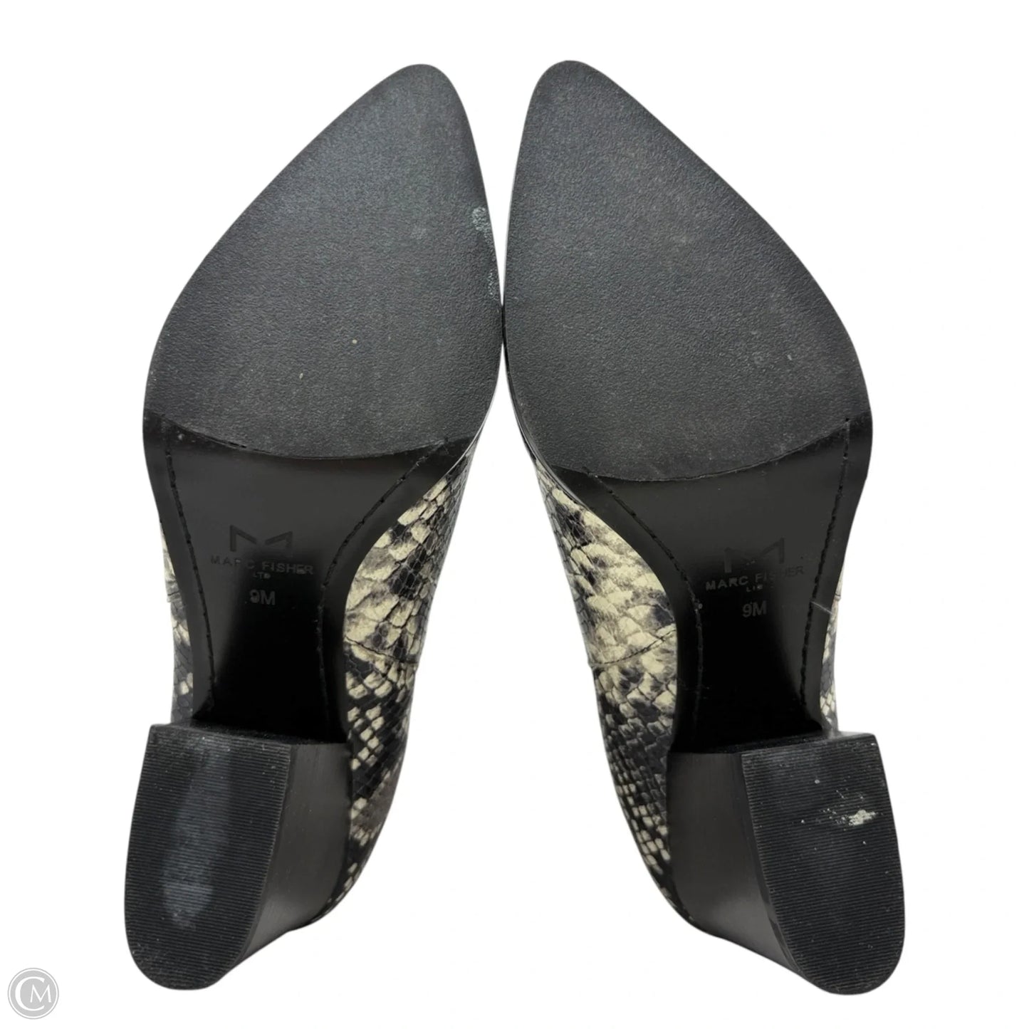 Oshay Chelsea Boots By Marc Fisher In Snakeskin Print, Size: 9
