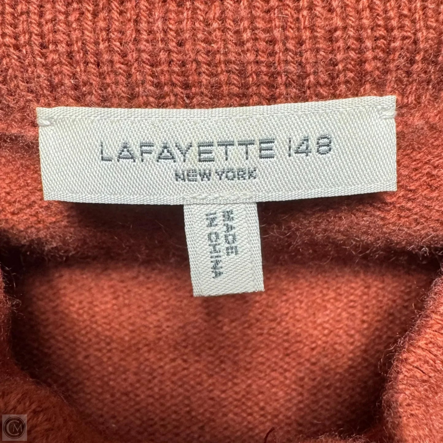Sweater Designer By Lafayette 148 In Henna, Size: Xl