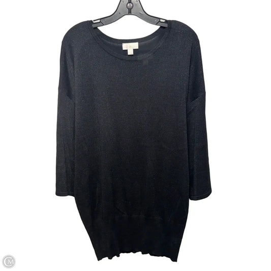Metallic Sweater By Belle By Kim Gravel In Black, Size: L