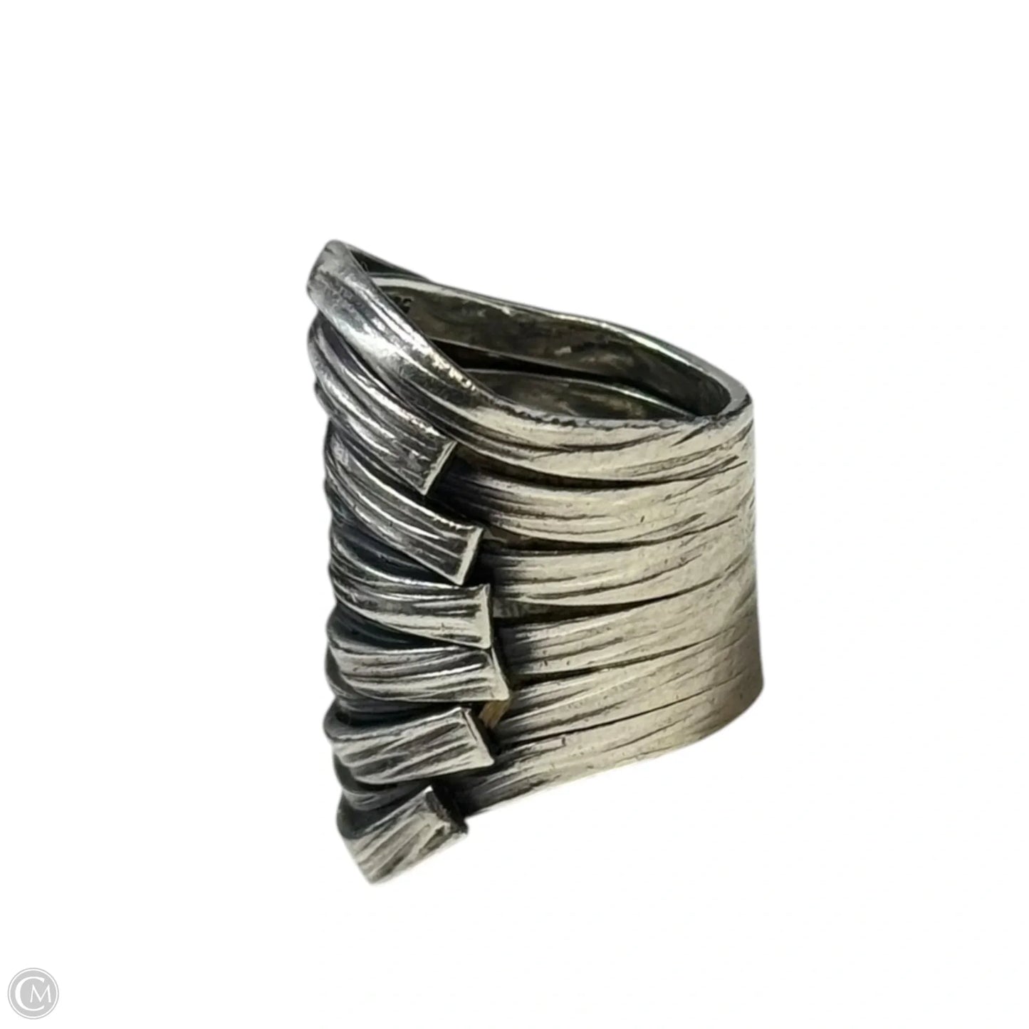 Wrap Sterling Silver Statement Ring, Size: 5