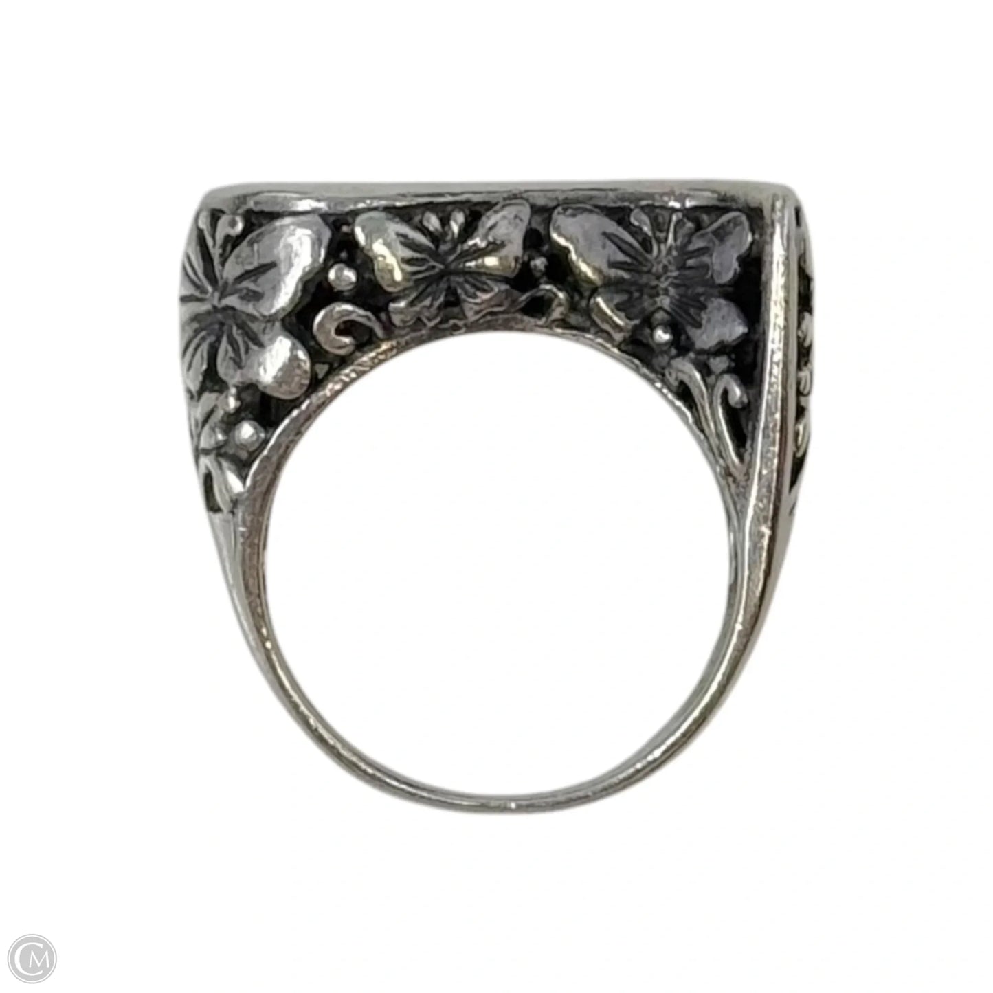 Sterling Silver Butterfly Wave Ring By GFJ, Size: 6
